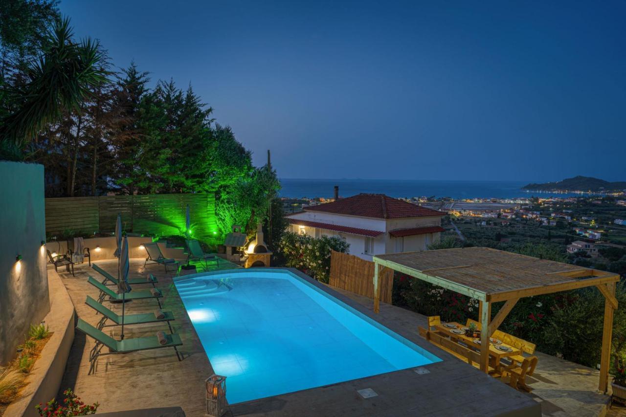 Zante Luxury Seaview Villa With Private Pool Καταστάρι Εξωτερικό φωτογραφία