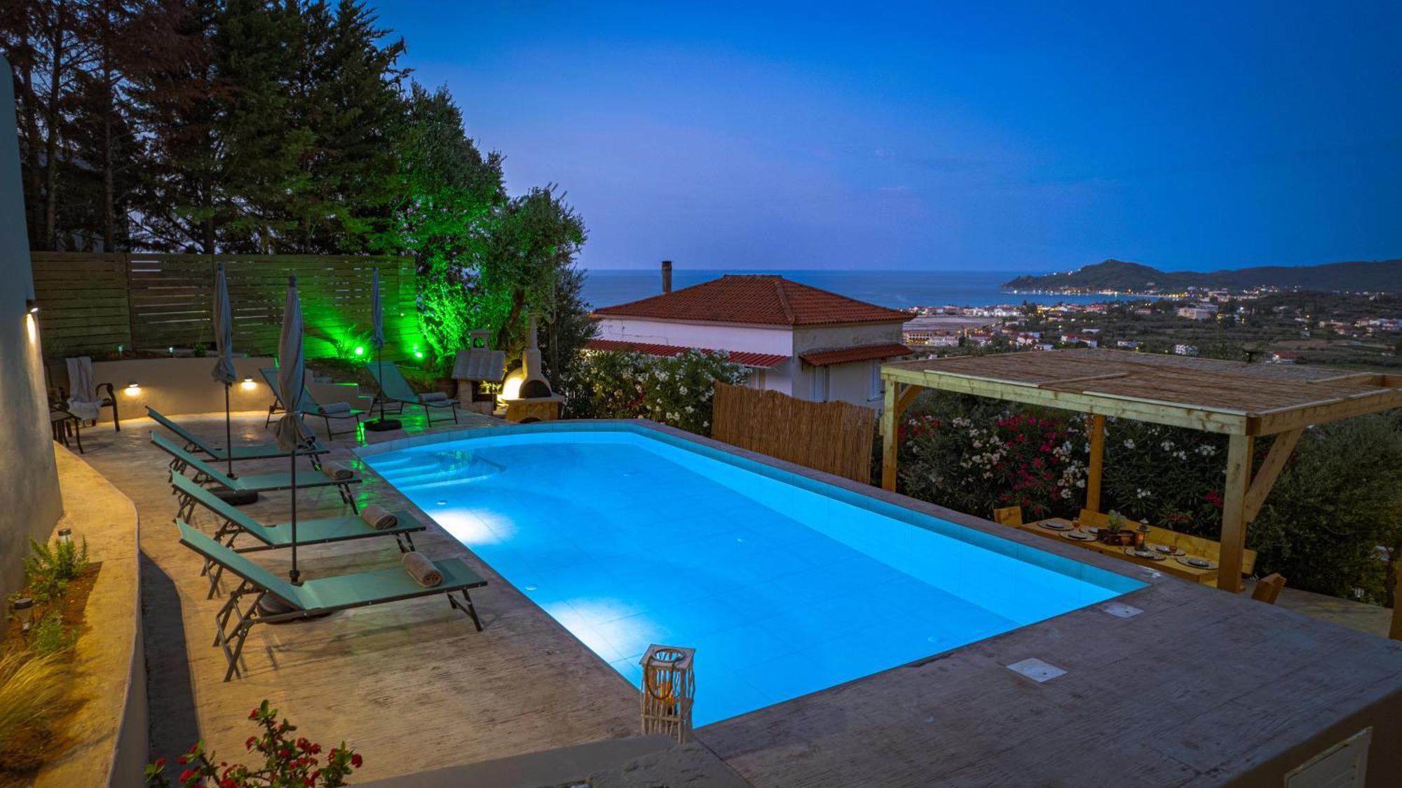 Zante Luxury Seaview Villa With Private Pool Καταστάρι Εξωτερικό φωτογραφία